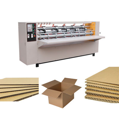 Máquina acanalada de la fabricación de cajas del cartón del marcador automático de la cortadora