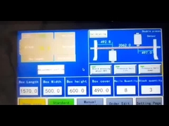 Semi Auto 2000mm caja corrugada máquina de costura de cartón cable de grapas neumático accionado