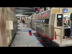 Caja de pizza Flexo 2600mm Impresora cortadora automática de servo motor