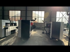 Máquina acanalada de la caja del cartón