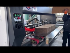 Máquina acanalada de la caja del cartón