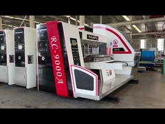 Máquina acanalada de la caja del cartón