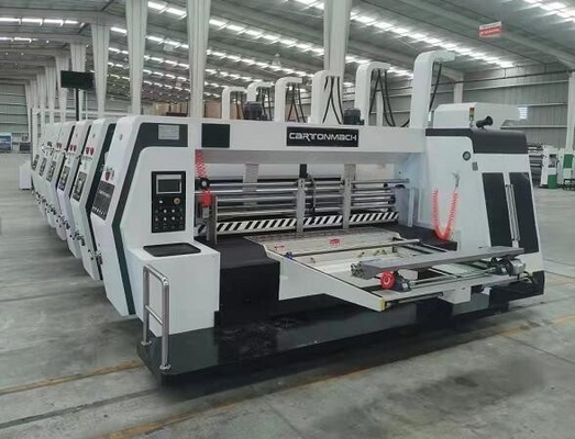 La máquina de la fabricación de la caja del cartón de Slot Die Cut de la impresora de Flexo automatizó