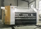 Máquina acanalada automatizada de la fabricación de la caja que imprime ranurando cortar con tintas