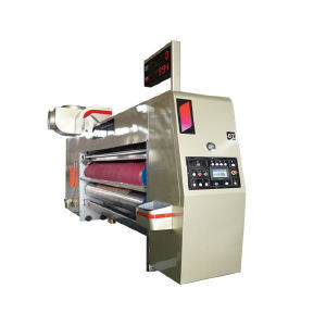 Máquina de corte de caja de cartón corrugado de cuatro colores de alta velocidad para la fabricación de cajas