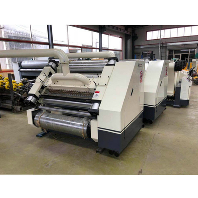 Máquina de fabricación de cajas de cartón corrugado con flauta PLC