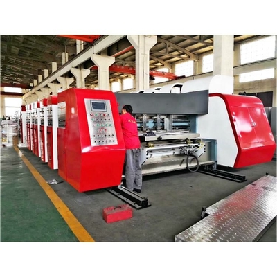 Máquina de cajas de cartón corrugado de la impresora Flexo Slotter