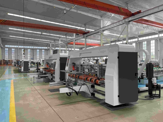 Máquina automática de costura de carpetas de cartón corrugado