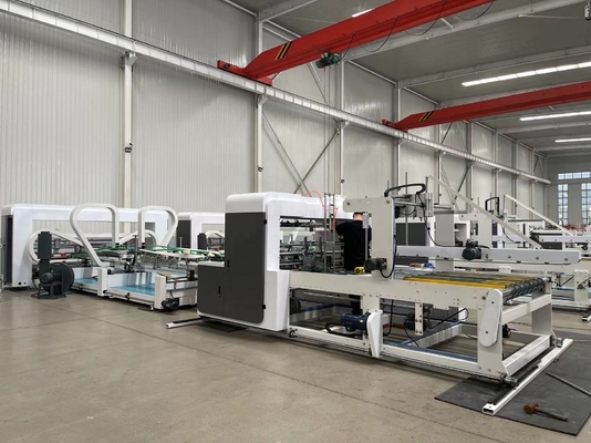 Máquina automática de costura de carpetas de cartón corrugado