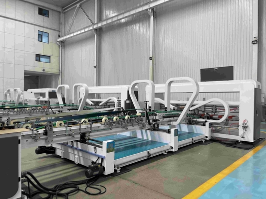 Máquina automática de costura de carpetas de cartón corrugado
