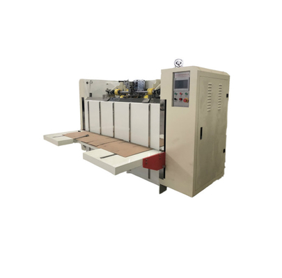 Máquina de caja de cartón ondulado de costura y grapadora semiautomática