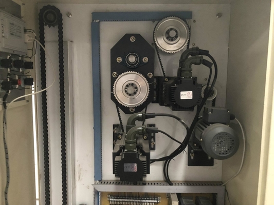 Máquina de caja de cartón ondulado de costura y grapadora semiautomática