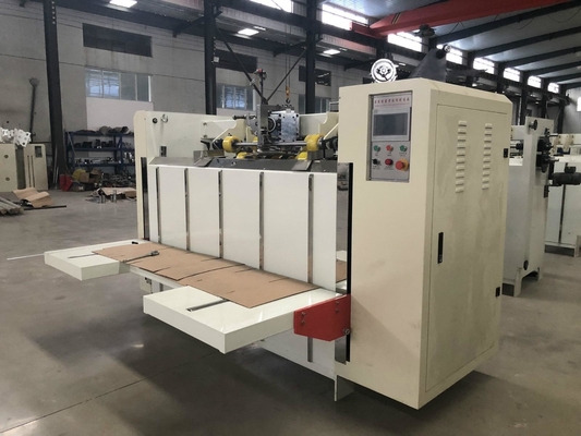 Máquina de caja de cartón ondulado de costura y grapadora semiautomática