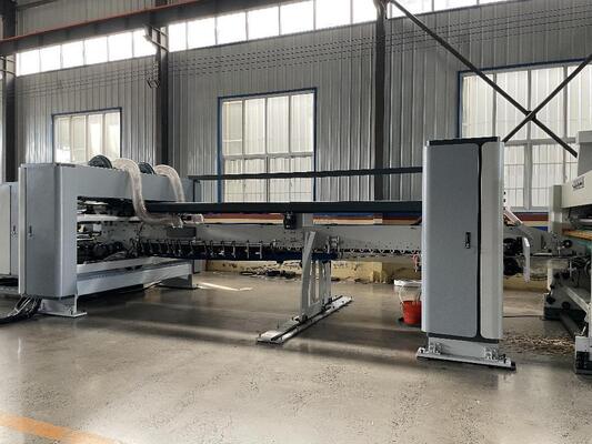 Máquina de cajas de cartón corrugado para ofrecer cartón de papel