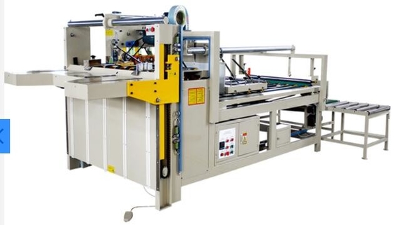 La carpeta conducida eléctrica Gluer del cartón del engranaje trabaja a máquina fabricación de cajas acanalada que pega semi automática