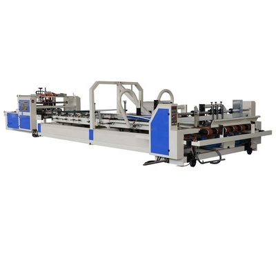 La carpeta 2600m m neumática completamente automática Gluer del cartón trabaja a máquina la caja acanalada de la esquina 4 6