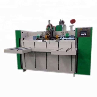 Máquina de coser cajas de cartón corrugado Manual de cuatro servos