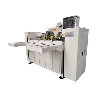 Grapado semiautomático de la alimentación del doblez de la mano de la máquina de coser de la caja acanalada