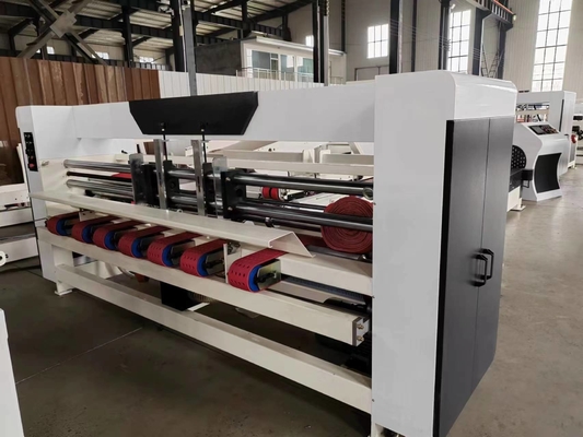 Ahorro de energía de costura automatizado de la máquina de Gluer del plegamiento del cartón de la máquina acanalada de la caja