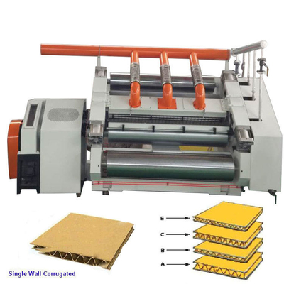 CE Máquina de un solo lado sin dedos para cajas de cartón de 1600 mm