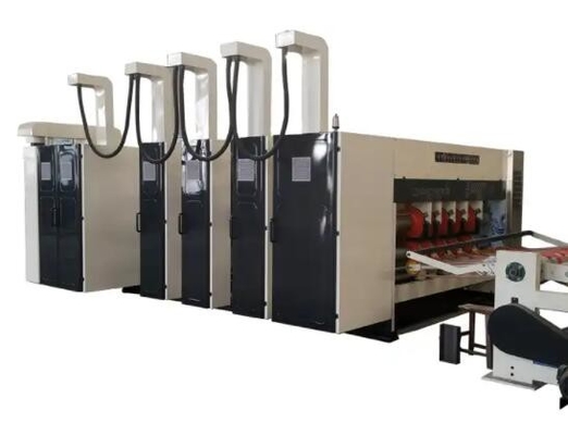 Máquina de impresión de cajas de cartón corrugado computarizado de alta precisión