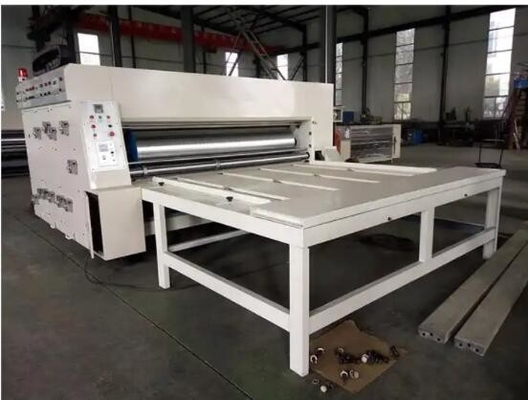 Máquina de corte por die rotativo Flexo Impresión Slotting Máquina semi-automática de alto rendimiento