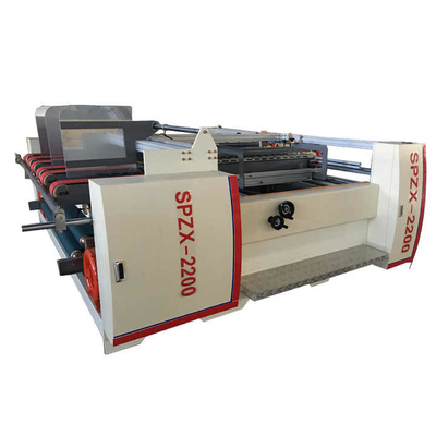 Máquina de cajas de cartón corrugado de doble carpeta con pegamento 380V