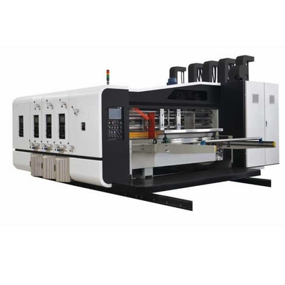 CE EAC Caja de cartón corrugado Máquina de impresión Flexo Slotter Cutter Die Stacker
