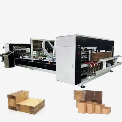 Servo motor de cartón plegable Gluer automático Mini Stapler de costura