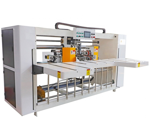 Máquina automática de costura de una sola pieza para hacer cajas de cartón onduladas