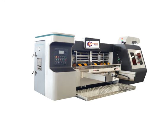 Máquina de cajas de cartón corrugado tipo eléctrico con 	Máquina de cajas de cartón corrugado