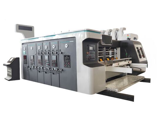 Máquina de cajas de cartón corrugado para ofrecer cartón de papel