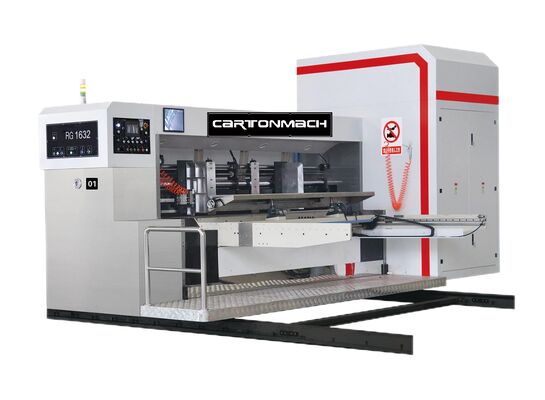 Máquina de cajas de cartón corrugado impulsada por Siemens Plc Empaques de cartón corrugado