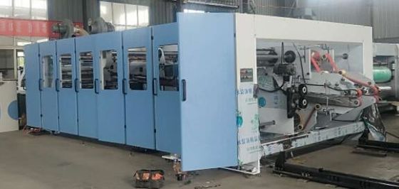 Cromado rotatorio de Slotter 2500kg de la impresora de la máquina que corta con tintas 1400*2600