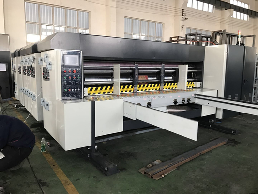Apilador automático de Slotter Die Cutter de la impresora de color de la caja 4 del cartón