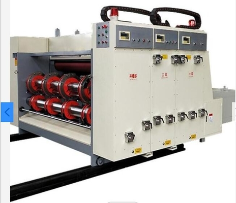 Cortador de cadena del color 50pcs/Min Flexo Printer Slotter Die del alimentador 3