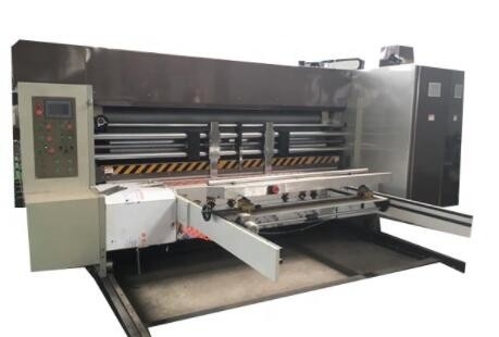 Caja acanalada del cartón de 18m m de la impresora de la máquina tricolor económica de Slotter Die Cutter