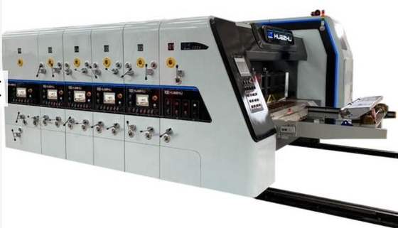 La impresora de color automática 4 Slotter Die Cutter acanaló el cartón